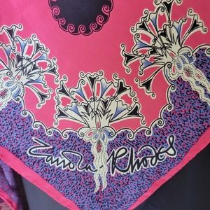 Zanda Rhodes silk scarf